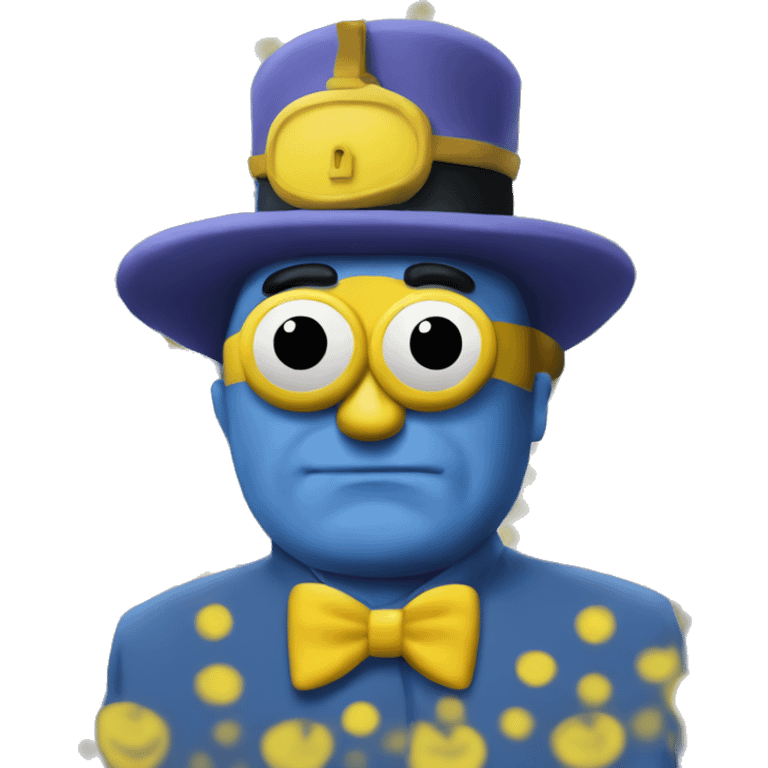 Blue meanie from the yellow submarine movie emoji