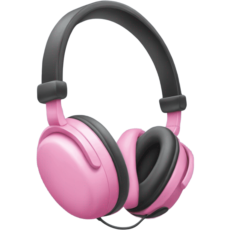 Pink beats headphones  emoji