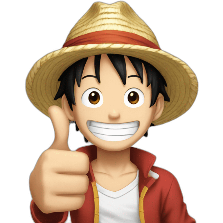 thumbs up luffy emoji