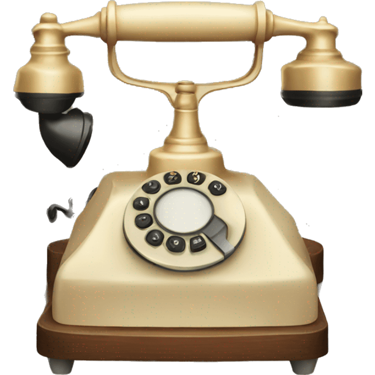 vintage phone emoji