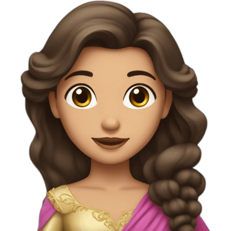 Princesse brune emoji