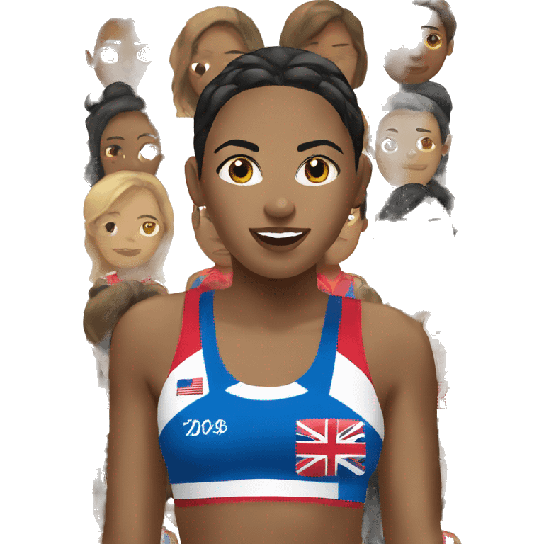 Dominican female olympic winner emoji