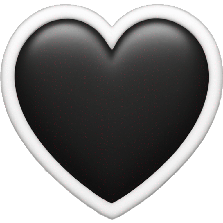 black heart emoji