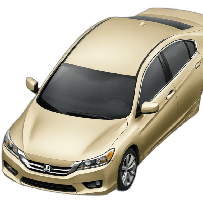 Golden honda accord 2013 emoji