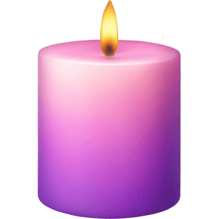 Aesthetic candle emoji