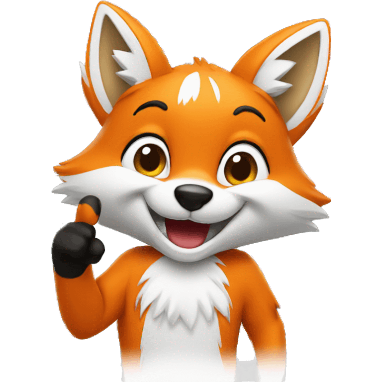 fox hang loose emoji