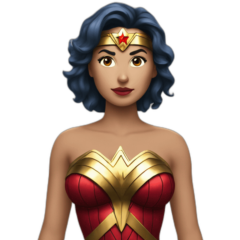 wonderwoman costume emoji