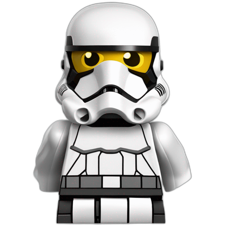 Stikcer of Lego Star Wars Trooper emoji