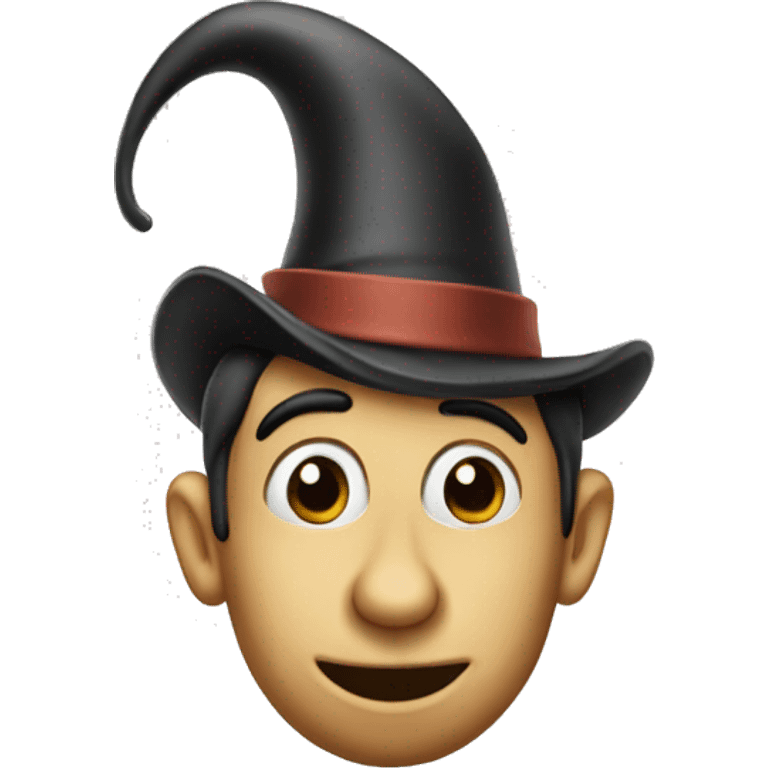 Pinocchio with long nose  emoji