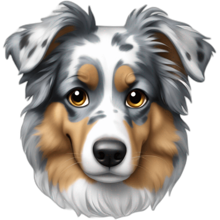 blue merle aussie emoji