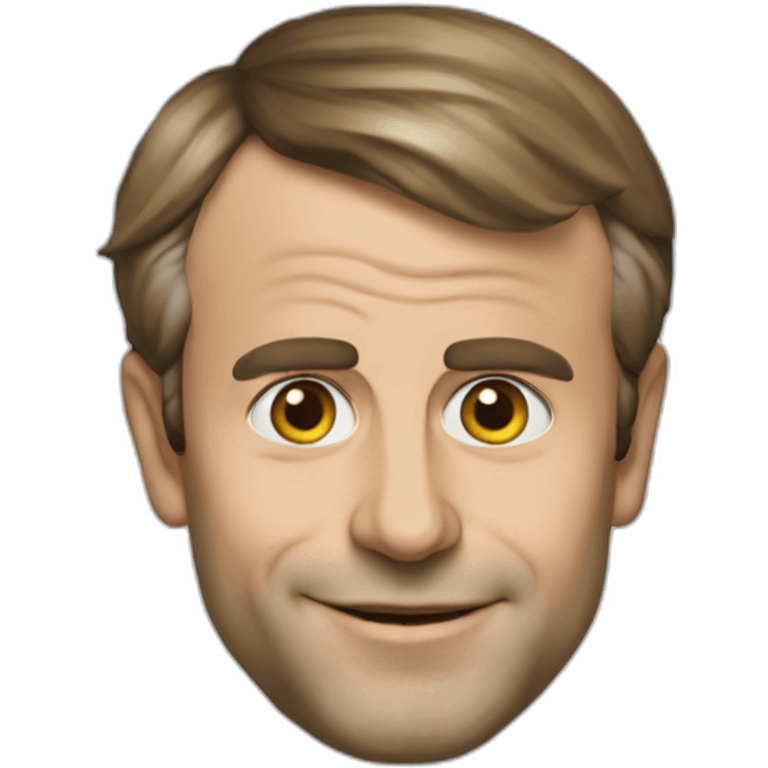 Emanuel Macron en slip emoji