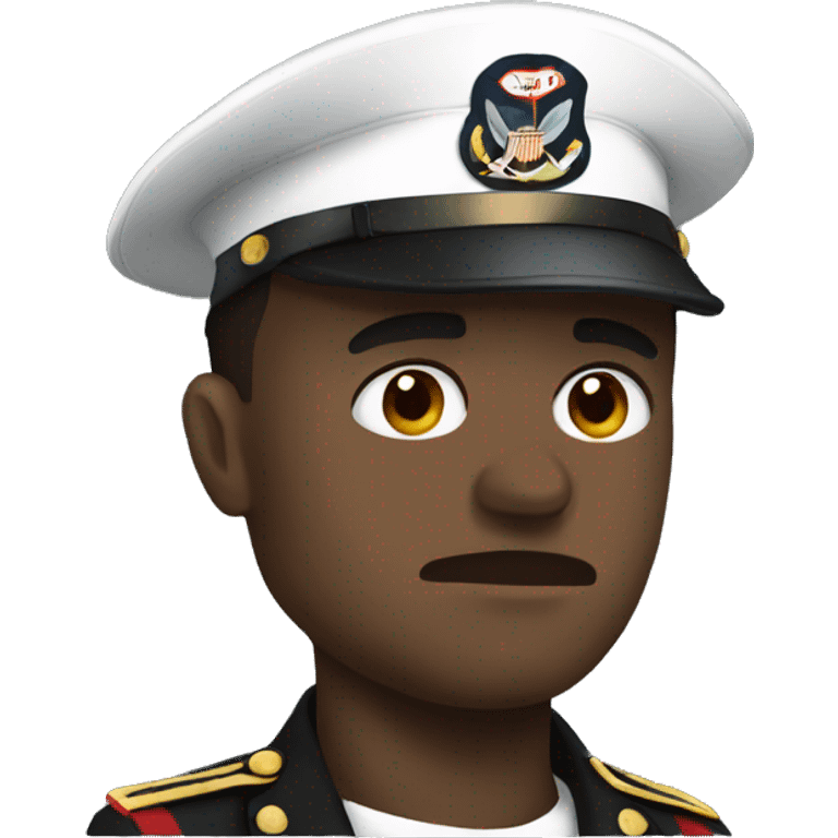 Sad marine  emoji