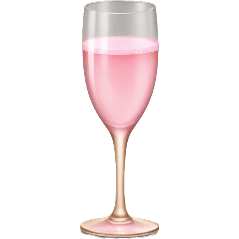 pink champagne glass emoji