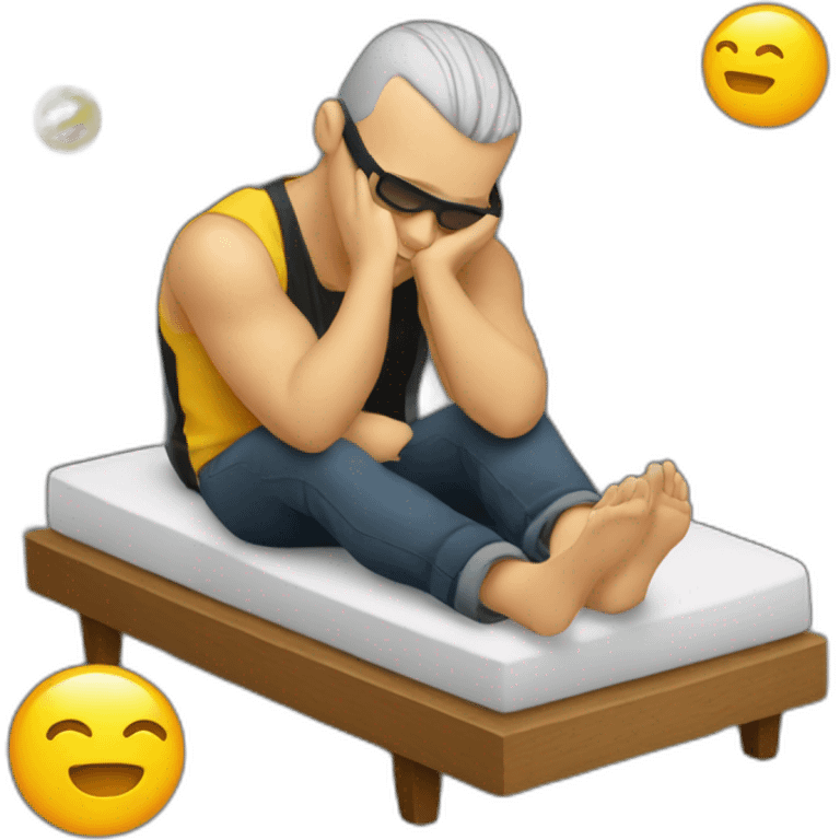 Sleeping-dj-snake emoji