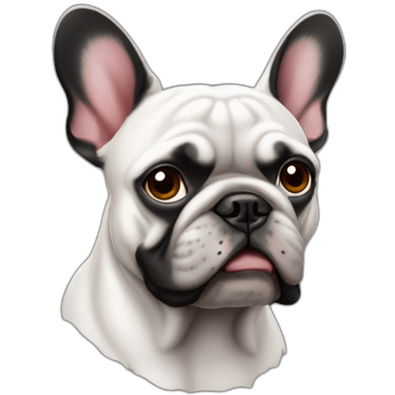 Bouledogue français noir  emoji