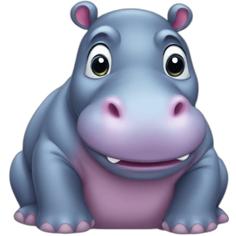 cute hippo emoji