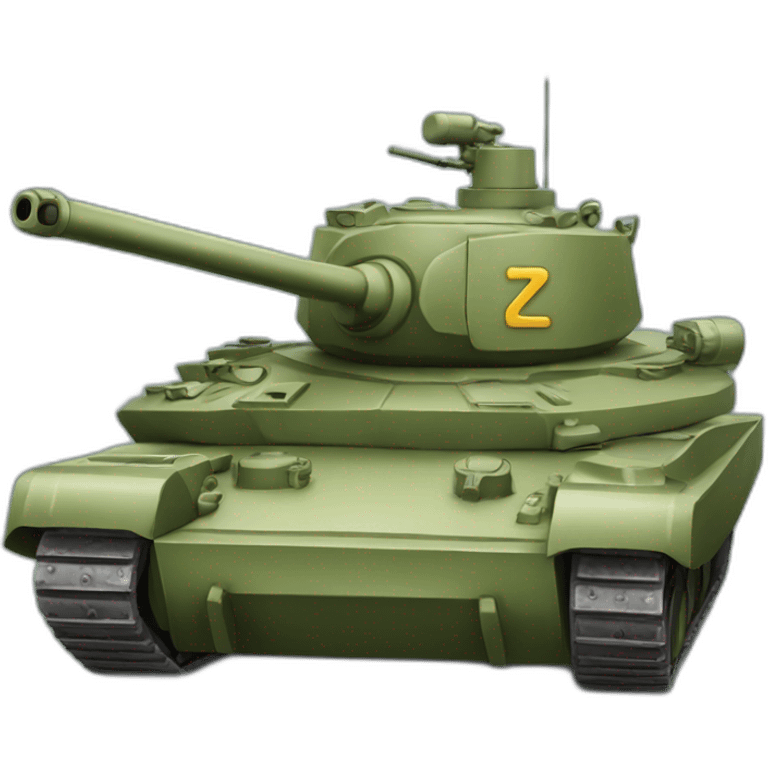 tank with letter z emoji