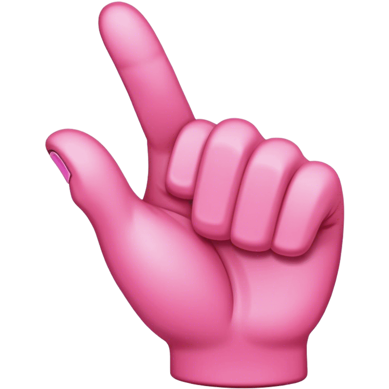 Pink thumbs down emoji