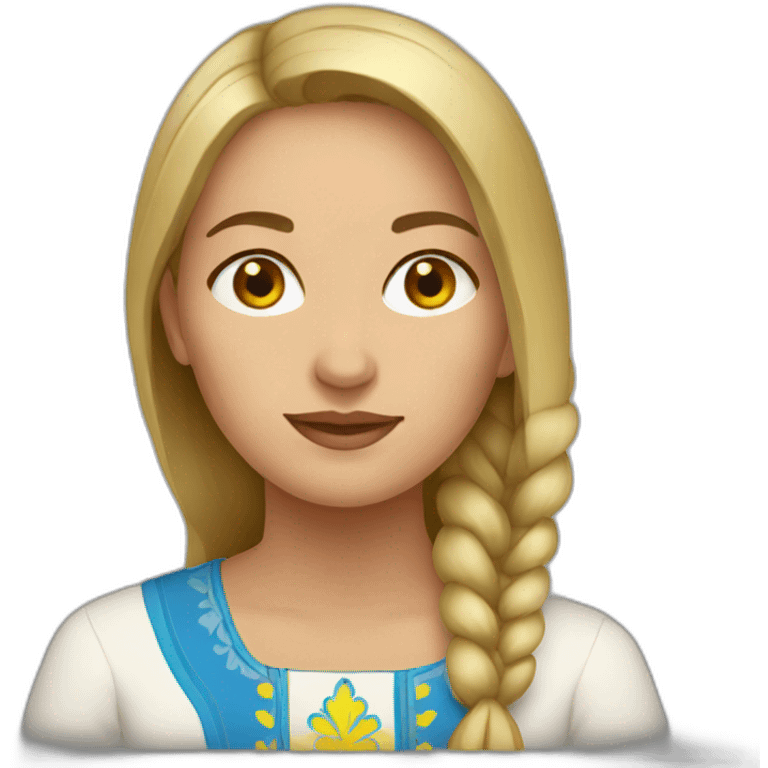 ukrainian woman emoji