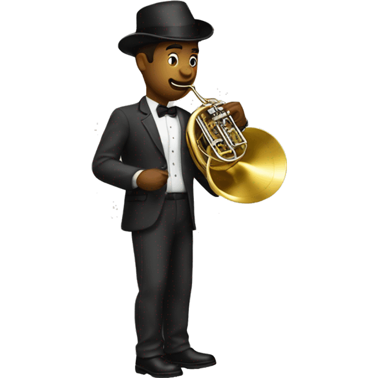 man playing sousaphone emoji