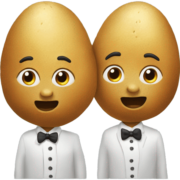 two potato marry emoji