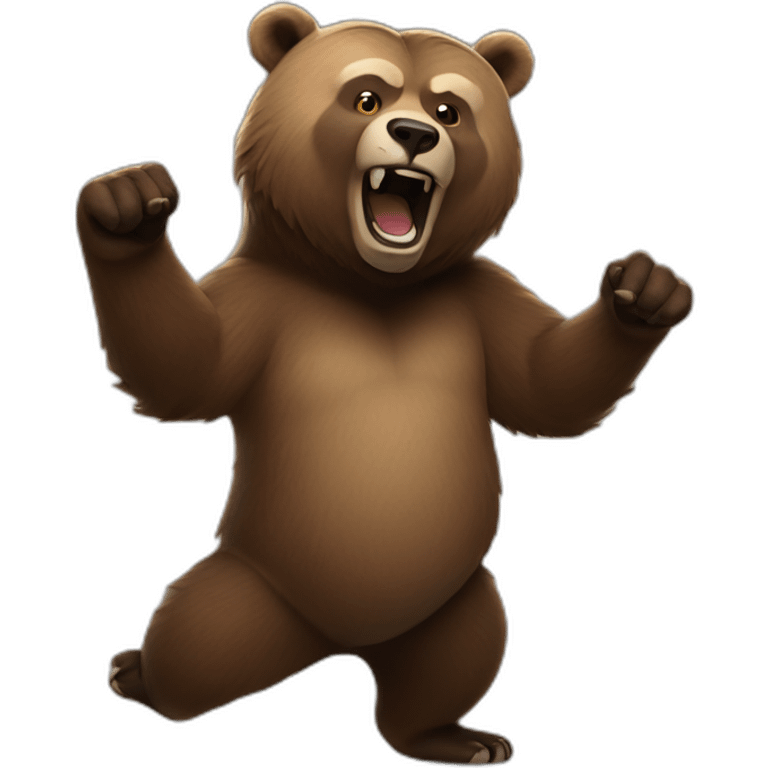 Grizzlybear dance move emoji