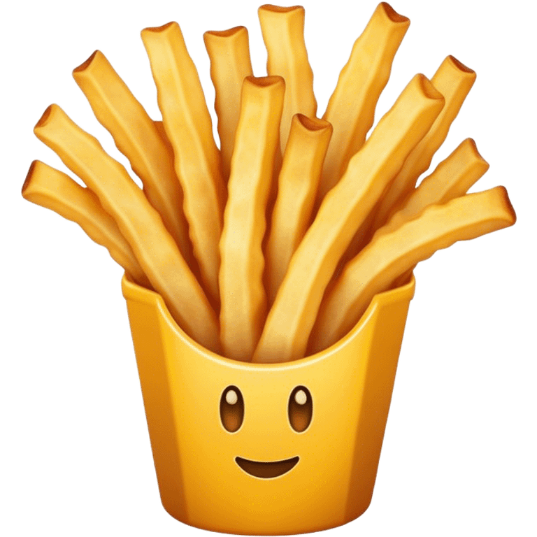 wavy crinkle fries emoji