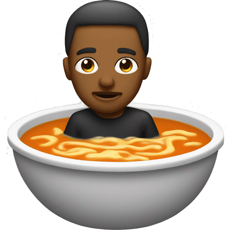 Soup that is gangsta emoji