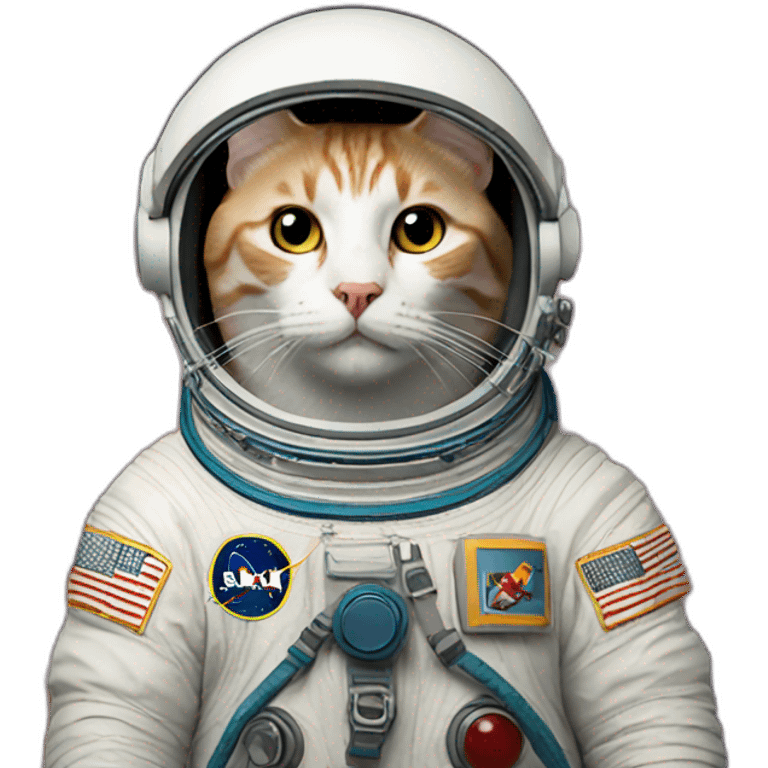 cat cosmonaut emoji