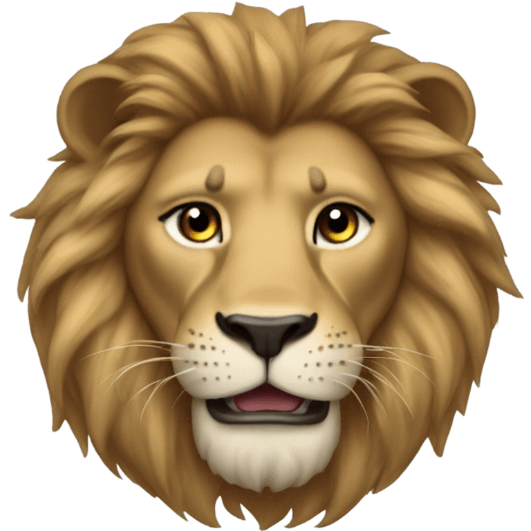 Create me a emoji of a lion emoji