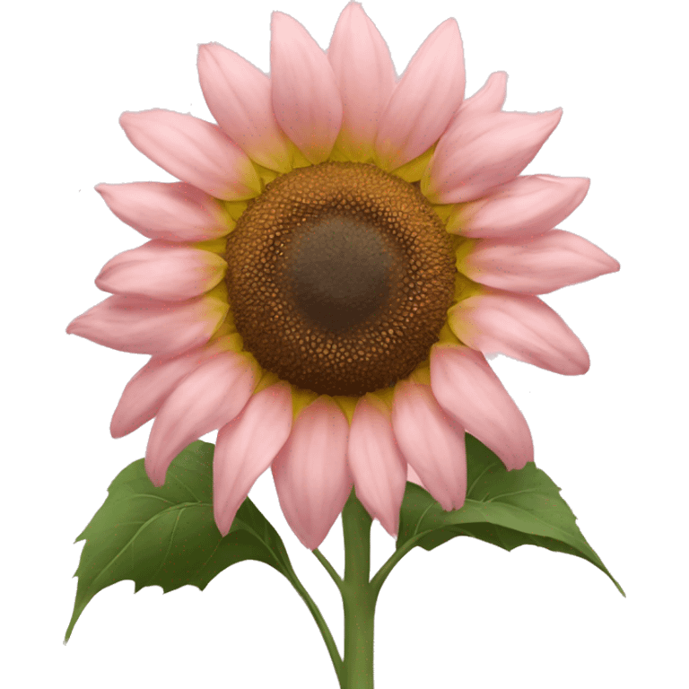 Light pink sunflower emoji