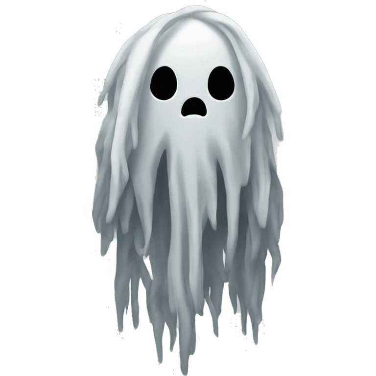 Ghost wit dread locks emoji