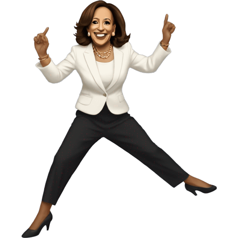 Kamala Harris dancing emoji