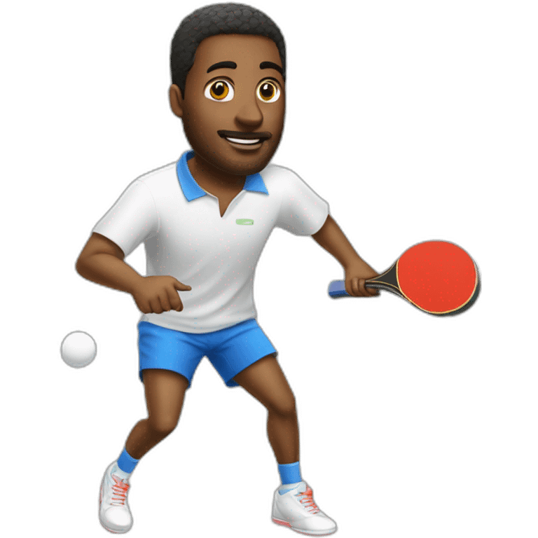 Fais un joueur de ping pong emoji