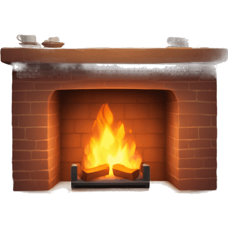 cozy fireplace  emoji