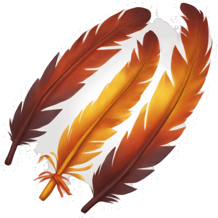 phoenix feather emoji  emoji