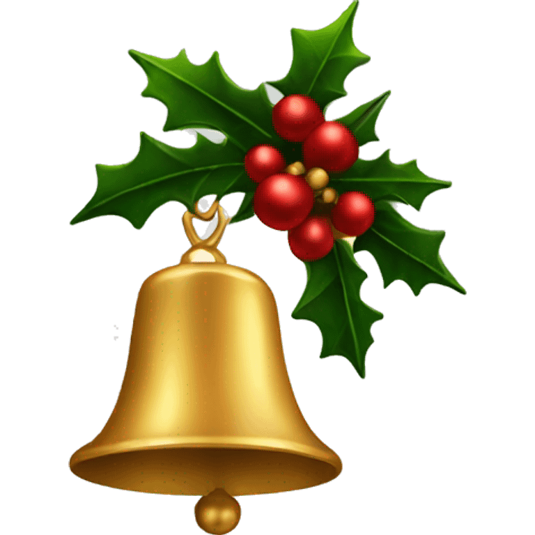 Christmas bell emoji