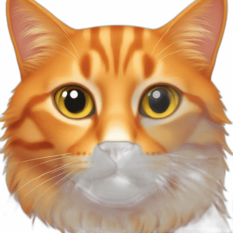 Orange cat emoji