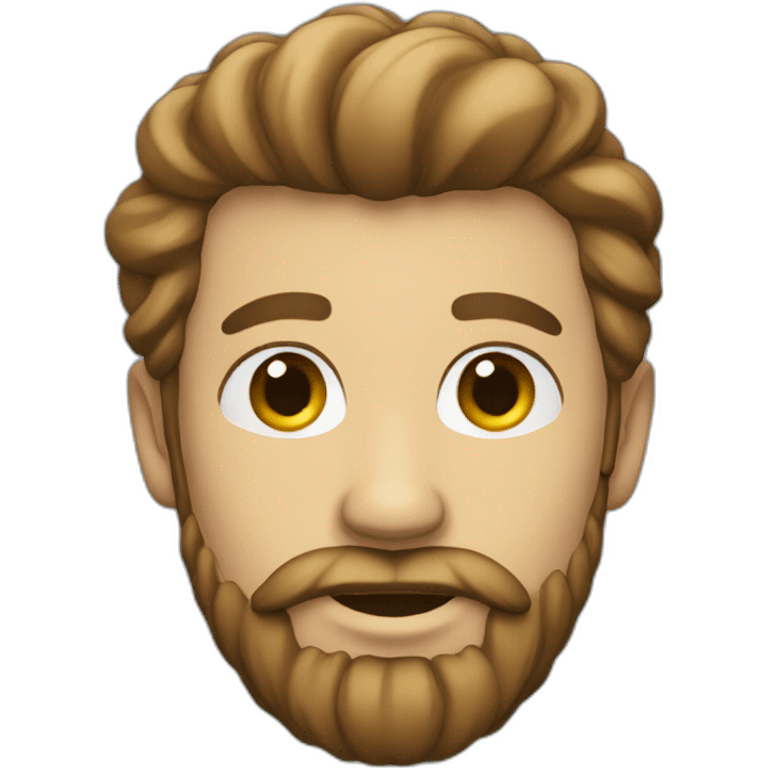 homme avec barbe emoji