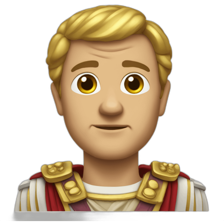 Julius Caesar emperor emoji