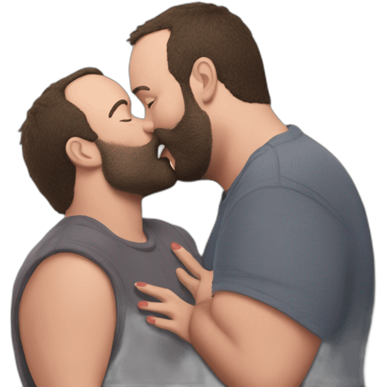 tom segura kissing bert kreischer emoji