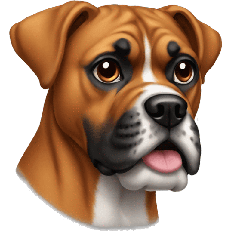 Dog boxer emoji