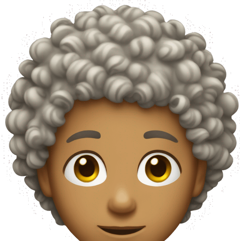 curly haired tennis player  emoji