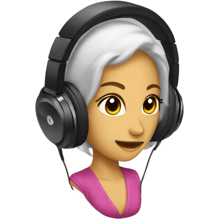 Coquette headphones  emoji