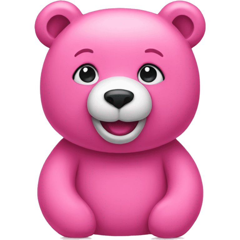 Pink bear emoji