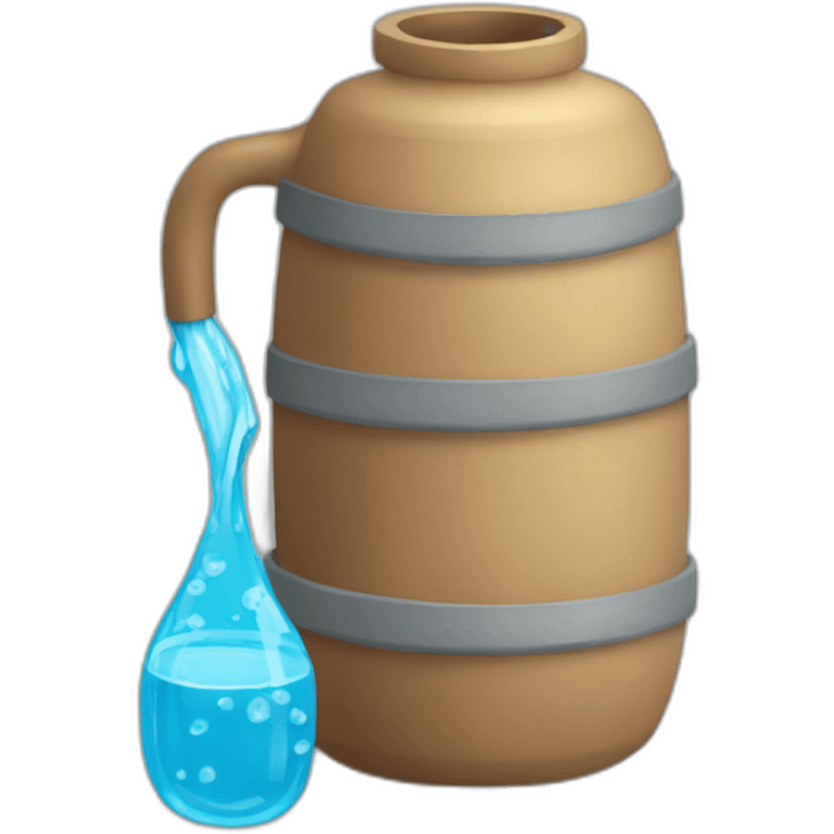 Jarra de agua emoji