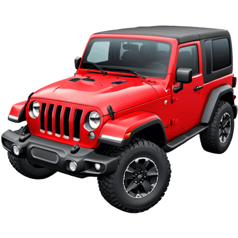 Jeep Wrangler - Jeep (Model Year: 2022) (Iconic colour: Red) emoji