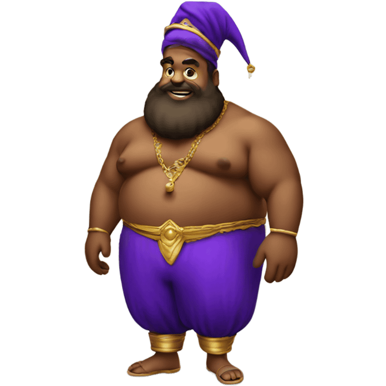 Fat genie emoji