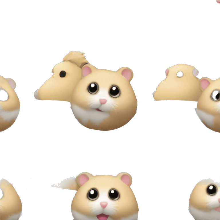 Hamster on Mitsubishi lancer black  emoji