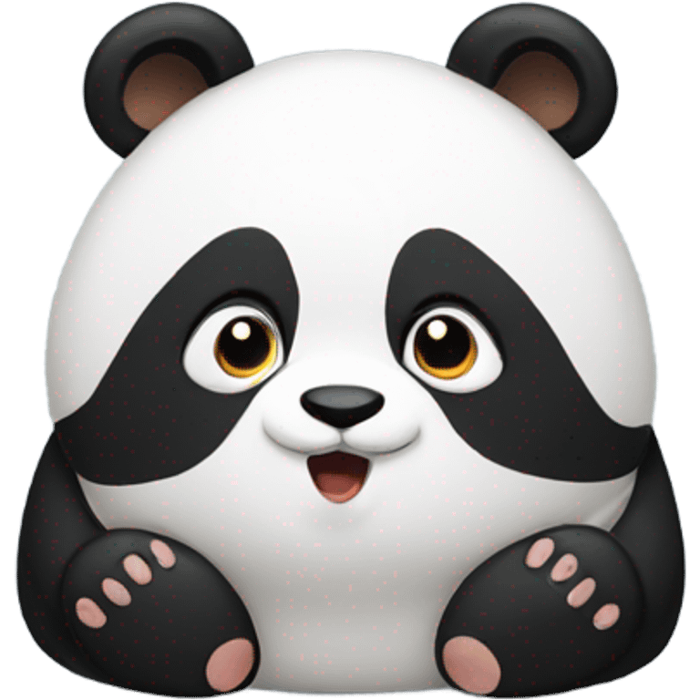 Fat panda emoji